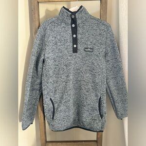 Simply Southern Charcoal Zip-Up Sweater